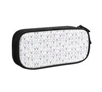 XTUAG Hunting Arrows Triangles Deer Large Capacity Double Layer Student Pen Caseback To School Supplies Forteen