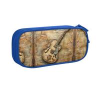 XTUAG Nice Guitar Large Capacity Double Layer Student Pen Caseback To School Supplies Forteen