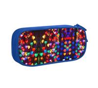 XTUAG Romantic Red Heart Large Capacity Double Layer Student Pen Caseback To School Supplies Forteen