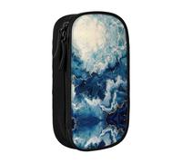 XTUAG Within The Tides Large Capacity Double Layer Student Pen Caseback To School Supplies Forteen