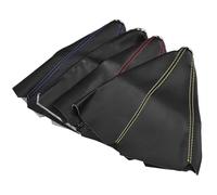 Xtufxkch Gear Stick Knob Universal Car Leather Gear Shift Lever Boot Dust Cover Collars for Most Cars(Black)