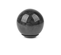 Xtufxkch Gear Stick Knob Universal Oval Sphere Carbon Fiber Manual Gear Shift Knob with 3 Adapter for Most Car Decorations Classic(WGZ-YX)