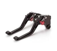 Xtufxkch Motorcycle Brake Clutch Levers for Yfs 200 for Blaster 1990-2002 Adjustable 3D Motorcycle Brake Clutch Lever Aluminum Motorbike(Short Black)