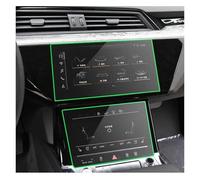 Xtufxkch Navigation Screen Protector For E-tron 2018-2021 Tempered Glass LCD Screen Protective Film Sticker Car Gps Navigtion Dashboard Guard Accessories(Navigation glass)