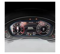 Xtufxkch Screen Protective Film For A4 B9 S4 For A5 S5 For Q5 2016-2019 Tempered Glass Car GPS Navigation Screen Protector Display Film LCD Sticker Accessories(Dashboard)