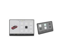 Xtufxkch Screen Protective Film For Tesla For Model 3 For Highland For Model Y For Juniper Navigation Film Rear Screen HD Frosted Film Screen Good Definition Protective Films(3 2PCS Frost)