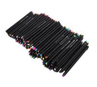 XTUJGJKV 100pcs Fine Tip Pens, Fineliner Colouring Pen Set with Water Soluble Pigments, Glossy Vivid Ink for Adult Colouring Books, Art Projects, Journaling and School Supplies