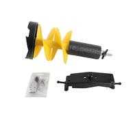 XTUJGJKV 8 Inch Ice Auger Bit, Nylon Ice Drill Auger with Versatile Adapter and Float, 20 Inch Length Sturdy Blade Design for Thin Ice Layers in Shallow Water Areas, Compatible with Various