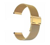 XTVKFWJAB 14/16/18/20/22/22mm Milanese Loop Strap Universal Mesh Stainless Steel Metal Quick Release Smart Watch Band Men Women Bracelet(Gold,14mm)