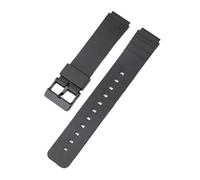 XTVKFWJAB 16mm Strap Compatible With Casio MW-59 MQ-24 MQ-27 MQ-76 MQ-71 MQ-107 Watch Band Replacement Resin Rubber Waterproof Wrist Bracelet Belt(Black)