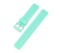 XTVKFWJAB 16mm Strap Compatible With Casio MW-59 MQ-24 MQ-27 MQ-76 MQ-71 MQ-107 Watch Band Replacement Resin Rubber Waterproof Wrist Bracelet Belt(Green)
