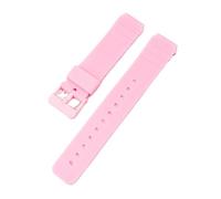 XTVKFWJAB 16mm Strap Compatible With Casio MW-59 MQ-24 MQ-27 MQ-76 MQ-71 MQ-107 Watch Band Replacement Resin Rubber Waterproof Wrist Bracelet Belt(Pink)