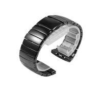 XTVKFWJAB 17mm 26mm 29mm Ceramic Watch Strap Compatible With Rado Sintra Series Watchband Black Bracelet Women And Men Watchchain(26mm)