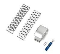 XTVKFWJAB 20mm 22mm Stainless Steel Strap Compatible With Longines Master Quick Release Folding Buckle Bracelet for Seiko Casio Universal Watch Band(Silver SP1,22mm)