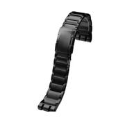 XTVKFWJAB 22mm Double Notched Precision Steel Bracelet Compatible With Tissot Racing MotoGP Sport Series T115.417 Modified Watch Strap Men's wristband(Black)