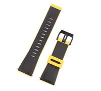 XTVKFWJAB 24mm Men's And Women's Sport Waterproof Resin Watch Band Accessories Compatible Compatible With Casio GA2000 PRG-600 PRW-6600 Belt Buckle(Red Black)