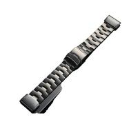 XTVKFWJAB 26mm Compatible With Fenix 1/2/3/3HR 7x 5X Plus Mk1 Mk2 Mk2i D2 Quick Release Titanium Alloy Strap Men Metal Bracelet Watch Band(Black,Fenix 1 2 3 3HR)