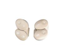XTVKFWJAB 2pcs Car Steering Wheel Control Button Steering Wheel Switch Buttons Compatible With Benz W211 E Class 2006-2008 W219 CLS Class(Light Beige)