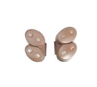 XTVKFWJAB 2pcs Car Steering Wheel Control Button Steering Wheel Switch Buttons Compatible With Benz W211 E Class 2006-2008 W219 CLS Class(Dark Beige)