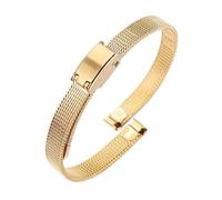 XTVKFWJAB 6mm 8mm 10mm 12mm 14mm Bracelet Compatible With Rosemont Julia Olivia Burton Women's Watch Strap With Milan Stainless Steel Mesh Wristband(Gold,12mm)