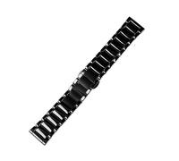 XTVKFWJAB Ceramic Watch Case Watchband Compatible With A-rmani AR1507 AR1509 Black Strap Male Bracelet Quick Release Wrist Band(AR1507 only band)