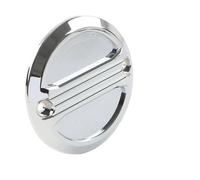 XTVKFWJAB Chrome/Black Motorcycle 2-Hole Air Flow Ignition Timer System Cover Compatible With Harley Davidson Electra Glide Road King FXST FXR FLTC(Chrome)