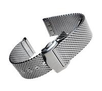 XTVKFWJAB Compatible With ApplicableseamasterHippocampus007 20mm Original Folding Clasp Milanese Mesh StrapOMEGAStrap