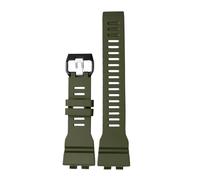 XTVKFWJAB Compatible With CASIO 5554 G-SHOCK White Resin Strap Men's GBA-800-7/GBD-800 3464 Watch Repair And Replacement Parts Black Blue Army Green(Army green)