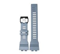 XTVKFWJAB Compatible With CASIO 5554 G-SHOCK White Resin Strap Men's GBA-800-7/GBD-800 3464 Watch Repair And Replacement Parts Black Blue Army Green(Haze Blue)