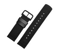 XTVKFWJAB Compatible With Casio PRG-600YB PRG-650 PRW-6600 GA2000 Nylon Strap Waterproof Wristwatch Band Bracelet Nylon Watch Band Longer Strap 24mm(Black black clasp)