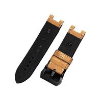 XTVKFWJAB Compatible With G-SHOCK Casio GST-B100/W300/400G/S120/W130L Modified Frosted Vintage Leather Watchband Watch Strap With Tools Accessories(Black)