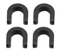 XTVKFWJAB Detachable Motorcycle Luggage Rack Mounting Sissy Bar Latch Clips Plate Grommets Compatible With Harley Touring Softail Dyna Sportster(4 PCS)