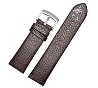 XTVKFWJAB Leather Watch Band Compatible With Armani Ar2461 2462 2460 5989 5987 Soft And Comfortable Strap Accessories 24mm Men Wristband(Brown-steel)