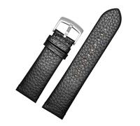 XTVKFWJAB Leather Watch Band Compatible With Armani Ar2461 2462 2460 5989 5987 Soft And Comfortable Strap Accessories 24mm Men Wristband(Black-steel)
