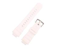 XTVKFWJAB Men's Resin Watch Strap Buckle Compatible Compatible With Casio G-shock AWGM100 M101 AW-590 591 G-7700 Rubber Sports Bands Accessories(White)