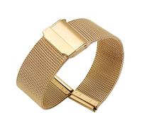 XTVKFWJAB Mesh Milanese Watch Band Compatible With TISSOT Compatible With Omega Compatible With Seiko Watch 18mm 20mm 22mm(Gold,14mm)