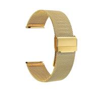 XTVKFWJAB Mesh Watch Band Stainless Steel Milanese Loop Strap Compatible With DW Watchband Quick Release Bracelet(Gold,18mm)
