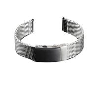 XTVKFWJAB Milanese Mesh Bracelet 18mm 20mm 22mm Watch Bands Compatible With Omega Band 316L Adjustable Folding Buckle Luxury Stainless Steel Wristband(20mm)