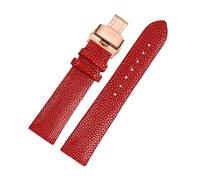 XTVKFWJAB Pearl Fish Strap Is Applicable Compatible With Huawei TISSOT Omega Mido Men's And Women's Devil Watchband Accessories 20mm 22mm 16mm(Red RG,20mm)