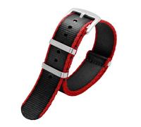 XTVKFWJAB Premium Nylon Strap 20mm 22mm Universal Sport Waterproof Band Bracelet Compatible With Seiko Rolex Omega Watch Accessories(Black Yellow,20mm)