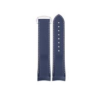 XTVKFWJAB Silicone Strap Compatible With Hamilton Khaki Navy Frogman H776050 H777050 H778050 Sport Diving Watch Chain Arc Accessories(Blue white-silvery,22mm-width)