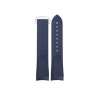 XTVKFWJAB Silicone Strap Compatible With Hamilton Khaki Navy Frogman H776050 H777050 H778050 Sport Diving Watch Chain Arc Accessories(Blue no-silvery,22mm-width)