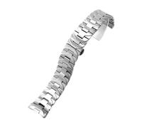 XTVKFWJAB Solid Stainless Steel 24 22mm Black Accessories Compatible With Panerai Luminor Series Pam441 111 Arc Interface Men Watch Strap(Steel,22mm)