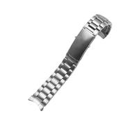 XTVKFWJAB Solid Stainless Steel Watch Strap Compatible With Omega Band Seahorse Super Series Men's Bracelet 18mm 20mm 22mm(3 strains steel,20mm)