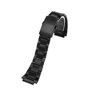 XTVKFWJAB Stainless Steel Strap Compatible With Casio Watch Small Square SGW-300H 400 W-218H AQ230 AE-1100 1200 1300 Metal Band Wrist Bracelet 18mm(Black)