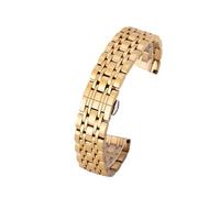 XTVKFWJAB Stainless Steel Strap Seven Beads Suitable Compatible With Starry Solid Watch Strap20mm(Gold,19mm)