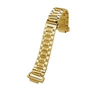 XTVKFWJAB Stainless steel wristband Compatible With G-SHOCK Casio small steel cannon GM-110/GM-700/GM-6900 modified steel strap stainless steel belt(3101 gold)