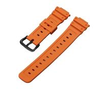 XTVKFWJAB Strap Compatible With Casio G-SHOCK GW-M5610 DW-5600 DW-6900 G-5600 GA-2100 Men Silicone Rubber Waterproof Band Bracelet Watch Accessories(Orange B)