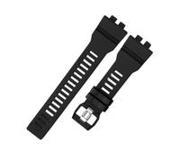 XTVKFWJAB TPU Watchband Compatible With Casio GBD-800/GBA-800 Watch Band Strap Replacement GBD800/GBA800 Wristband Belt Accessories(Black)