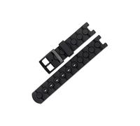 XTVKFWJAB Watch Accessories Resin Band Compatible Compatible With Swatch Kids PU Rubber Strap FlikFlak Sports Waterproofing Belt Buckle(Black)